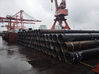 SSAW Interlocked Pipe Piles with Extra Long Size