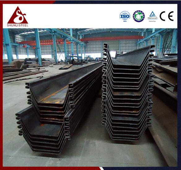 Sheet piling prices good from China largest manufacture